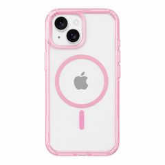ObaStyle Clear Pink Case with MagSafe for iPHONE 13/ iPHONE 14