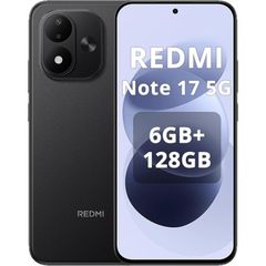 Xiaomi Redmi Note 17 6GB Ram 128GB Black Dual SIM 5G- EU