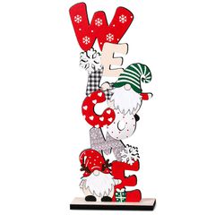 Επιτραπέζιο Διακοσμητικό Ξύλινο Welcome 20x8.5cm Xmasfest 1134248 93-4228