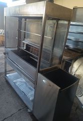 Βαγόνι ψησταριά υγραερίου με 4 σούβλες-thumb-3