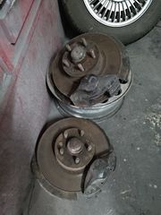 Alfa 75 turbo άκρα εμπρος κομπλέ με brembo. 5 μπουλόνα