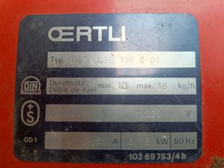 Καυστήρας πετρελαίου OERTLI-thumb-7