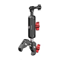 Motorcycle Rearview Mount PULUZ for Action Cameras (including Osmo Action 5 Pro, Insta360 X5 / X4 / X3)(PU3211)