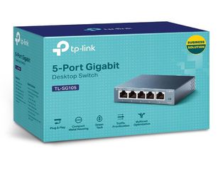 TP-LINK Gigabit Switch TL-SG105, 5 θύρες, V9.0-thumb-1