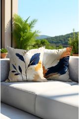 Stewehome διπλής όψης ράφι με διακοσμητική θήκη μαξιλαριού από σουέτ με κρυφό φερμουάρ 43x43 cm