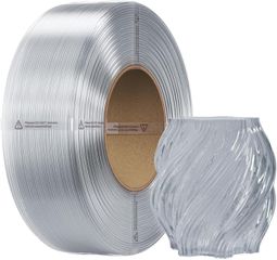 Creality CR-PETG Transparent - No Reel 3D Printer Filament, Hard Glossy, Tensile 49MPA, 1 kg