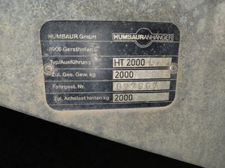 Humbaur 2005 ΤΡΕΙΛΕΡ HT 2000-thumb-6