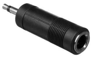 POWERTECH αντάπτορας mono 3.5mm σε 6.35mm CAB-J023, μαύρος, 5τμχ