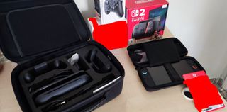 Nintendo Switch 2 με θήκη μεταφοράς και δώρο ένα παιχνίδι