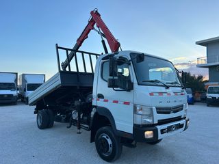 Ανατροπή + Γερανός Mitsubishi 2012 CANTER FUSO 6C18 4x4!!!