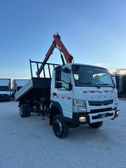 Ανατροπή + Γερανός Mitsubishi 2012 CANTER FUSO 6C18 4x4!!!-thumb-4