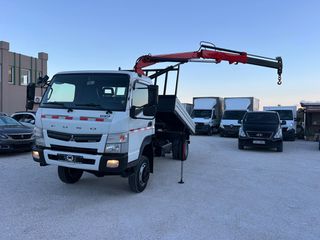 Ανατροπή + Γερανός Mitsubishi 2012 CANTER FUSO 6C18 4x4!!!-thumb-12