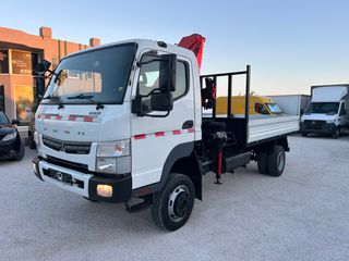 Ανατροπή + Γερανός Mitsubishi 2012 CANTER FUSO 6C18 4x4!!!-thumb-19