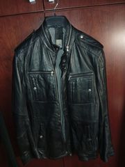 Ανδρικό 100% Δερμάτινο Jacket LAPEL Men – Μαύρο