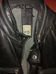 Ανδρικό 100% Δερμάτινο Jacket LAPEL Men – Μαύρο-thumb-1