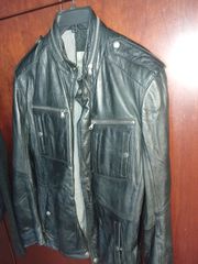 Ανδρικό 100% Δερμάτινο Jacket LAPEL Men – Μαύρο-thumb-4