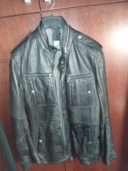 Ανδρικό 100% Δερμάτινο Jacket LAPEL Men – Μαύρο-thumb-5