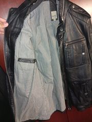 Ανδρικό 100% Δερμάτινο Jacket LAPEL Men – Μαύρο-thumb-6