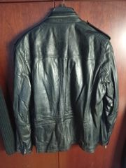 Ανδρικό 100% Δερμάτινο Jacket LAPEL Men – Μαύρο-thumb-14