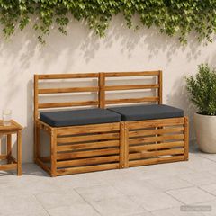 vidaXL Μαξιλάρια Πάγκου 2 Τεμαχίων VUGHT 2 pcs 100% Πολυεστέρας
