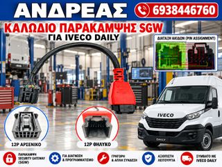 ΚΑΛΩΔΙΟ ΠΑΡΑΚΑΜΨΗΣ SGW ΓΙΑ IVECO DAILY
