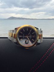 Rolex Datejust 41 Two Tone Black Dial – Replica 3A-thumb-8