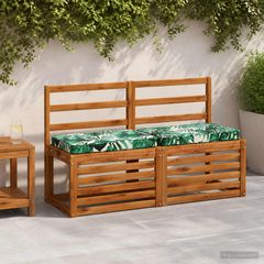 vidaXL Μαξιλάρια Πάγκου 2 Τεμαχίων VUGHT 2 pcs 100% Πολυεστέρας