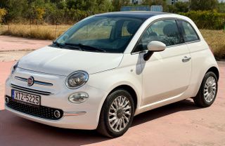 Fiat 500 2018 900cc 85hp Twin Air Lounge AUTO ΨΗΦΙΑΚΟ ΚΑΝΤΡΑΝ/PANORAMA/LED