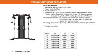 Πολυόργανο VIKING FTS-100 Functional Crossover-thumb-2