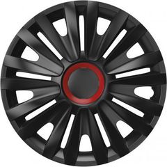 Τάσια Versaco Royal Red Ring / Μαύρο - 14'' σετ - 4τμχ.
