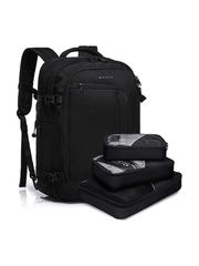 BANGE Bange Travel Overnight Cabin Τσάντα Ταξιδιού 40L Αδιάβροχη Μαύρη 1916-Black