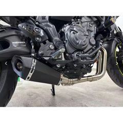 Ολόσωμη Εξάτμιση Yamaha MT-07 / Tracer 700 (2025-2026) Λαιμοί για 2 αισθητήρες λάμδα και Τελικό-thumb-2