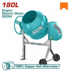 Μπετονιέρα Ηλεκτρική TOTAL180Lit / 850W / 1.2HP ( TCM1806-1 )