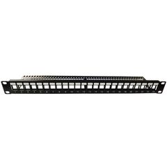 SAFEWELL - UTP Patch Panel Cat6A 24Port, 19" 1U
