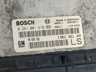 Εγκέφαλος ECU Opel Astra G 1.7 TD X17DTL 0281001670 90589736 Bosch