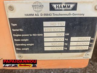 Οδοστρωτήρες Hamm 2007 HD110-thumb-10