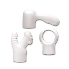 Mini wanachi massager head attachments white