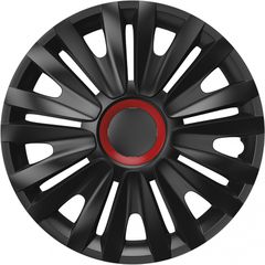 Τάσια Versaco Royal Red Ring / Μαύρο - 14'' σετ - 4τμχ.
