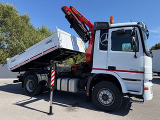 Ανατροπή + Γερανός Mercedes-Benz 2006 Actros 1832 Meiller Ανατροπη Palfinger PK 10501 Ασύρματο-thumb-62