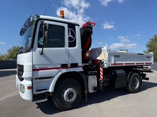Ανατροπή + Γερανός Mercedes-Benz 2006 Actros 1832 Meiller Ανατροπη Palfinger PK 10501 Ασύρματο-thumb-1