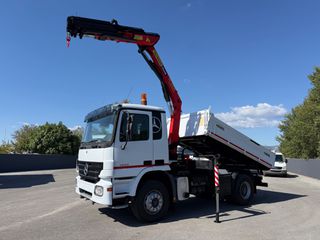 Ανατροπή + Γερανός Mercedes-Benz 2006 Actros 1832 Meiller Ανατροπη Palfinger PK 10501 Ασύρματο-thumb-73