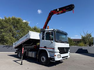 Ανατροπή + Γερανός Mercedes-Benz 2006 Actros 1832 Meiller Ανατροπη Palfinger PK 10501 Ασύρματο-thumb-74