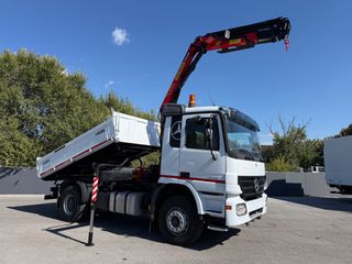 Ανατροπή + Γερανός Mercedes-Benz 2006 Actros 1832 Meiller Ανατροπη Palfinger PK 10501 Ασύρματο-thumb-75