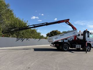Ανατροπή + Γερανός Mercedes-Benz 2006 Actros 1832 Meiller Ανατροπη Palfinger PK 10501 Ασύρματο-thumb-80
