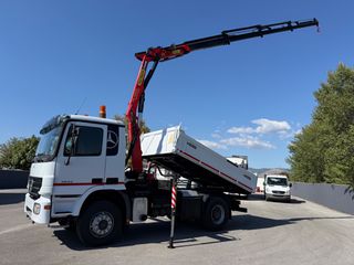 Ανατροπή + Γερανός Mercedes-Benz 2006 Actros 1832 Meiller Ανατροπη Palfinger PK 10501 Ασύρματο-thumb-81