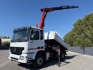Ανατροπή + Γερανός Mercedes-Benz 2006 Actros 1832 Meiller Ανατροπη Palfinger PK 10501 Ασύρματο-thumb-82