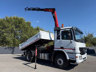 Ανατροπή + Γερανός Mercedes-Benz 2006 Actros 1832 Meiller Ανατροπη Palfinger PK 10501 Ασύρματο-thumb-83