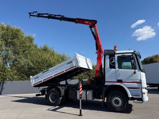 Ανατροπή + Γερανός Mercedes-Benz 2006 Actros 1832 Meiller Ανατροπη Palfinger PK 10501 Ασύρματο-thumb-84