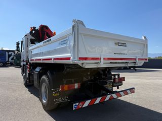 Ανατροπή + Γερανός Mercedes-Benz 2006 Actros 1832 Meiller Ανατροπη Palfinger PK 10501 Ασύρματο-thumb-5