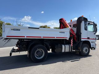 Ανατροπή + Γερανός Mercedes-Benz 2006 Actros 1832 Meiller Ανατροπη Palfinger PK 10501 Ασύρματο-thumb-9